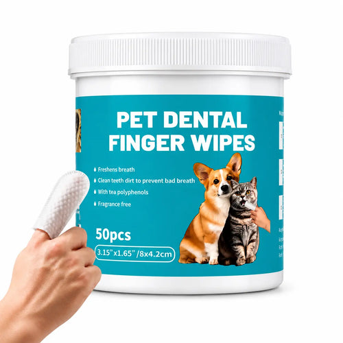 Edenwag Pet Teeth Cleaning Wipes for Dogs & Cats, Vet-Recommended Remove Bad Breath & Plaque & Tartar Buildup, Dog Tooth Brushing Kit, Dog Breath Freshener, Dogs Toothbrush & Toothpaste Alternatives Sohochic