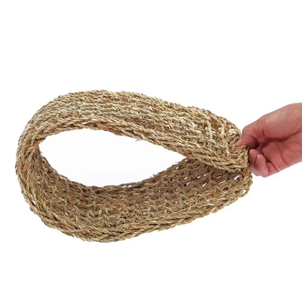 Pet Hammock Lizard Reptile Grass Mat Bed Hamster Reptile Pet Bed Pet Parrot Hammock Swing Pet Reptile Small Pet Bed Hanging Bed