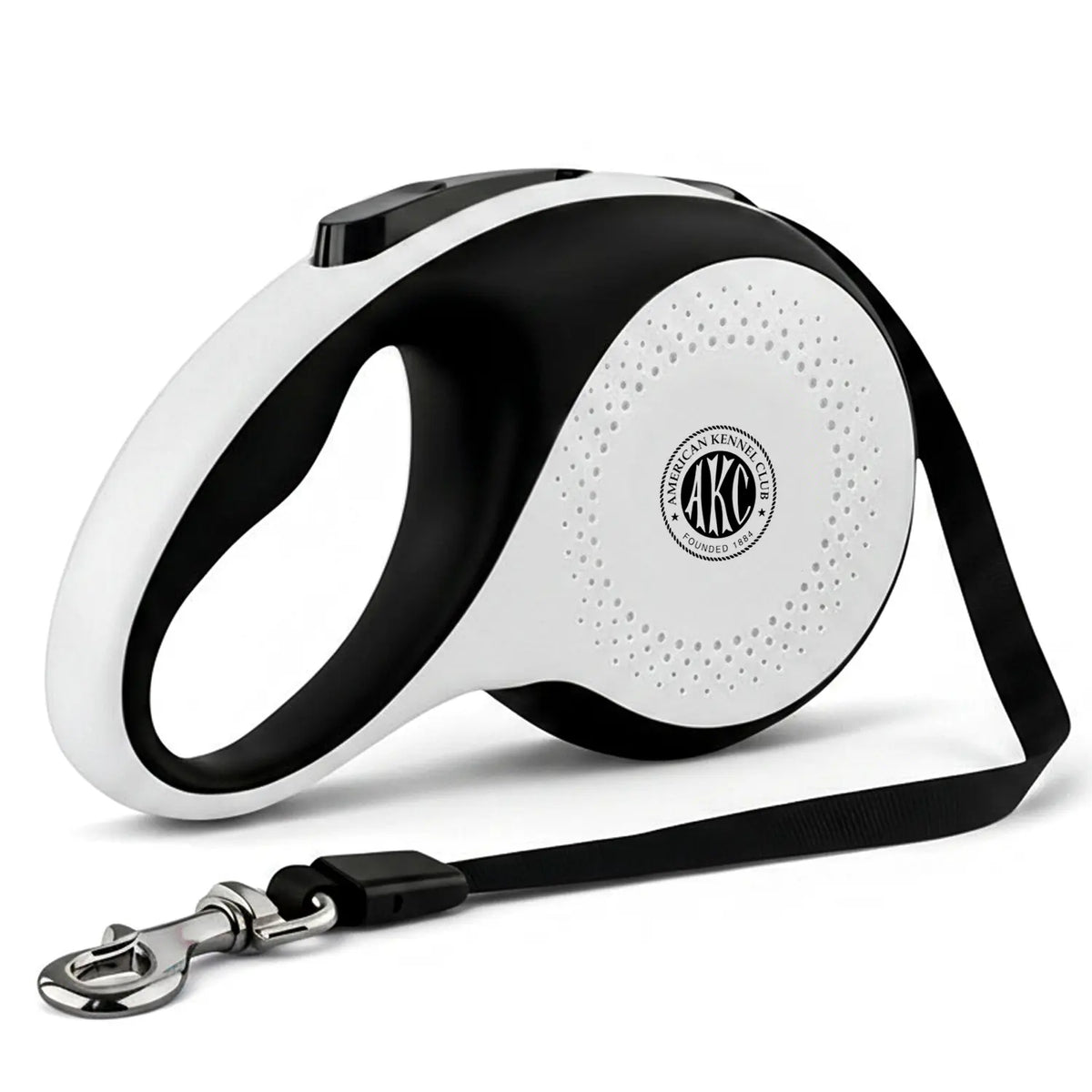 American Kennel Club Retractable Dog Leash, Tangle-Free, 16.4 Ft, for Medium Dogs up to 66 Lbs